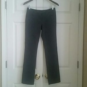 Gray straight leg petite 00 dress pant